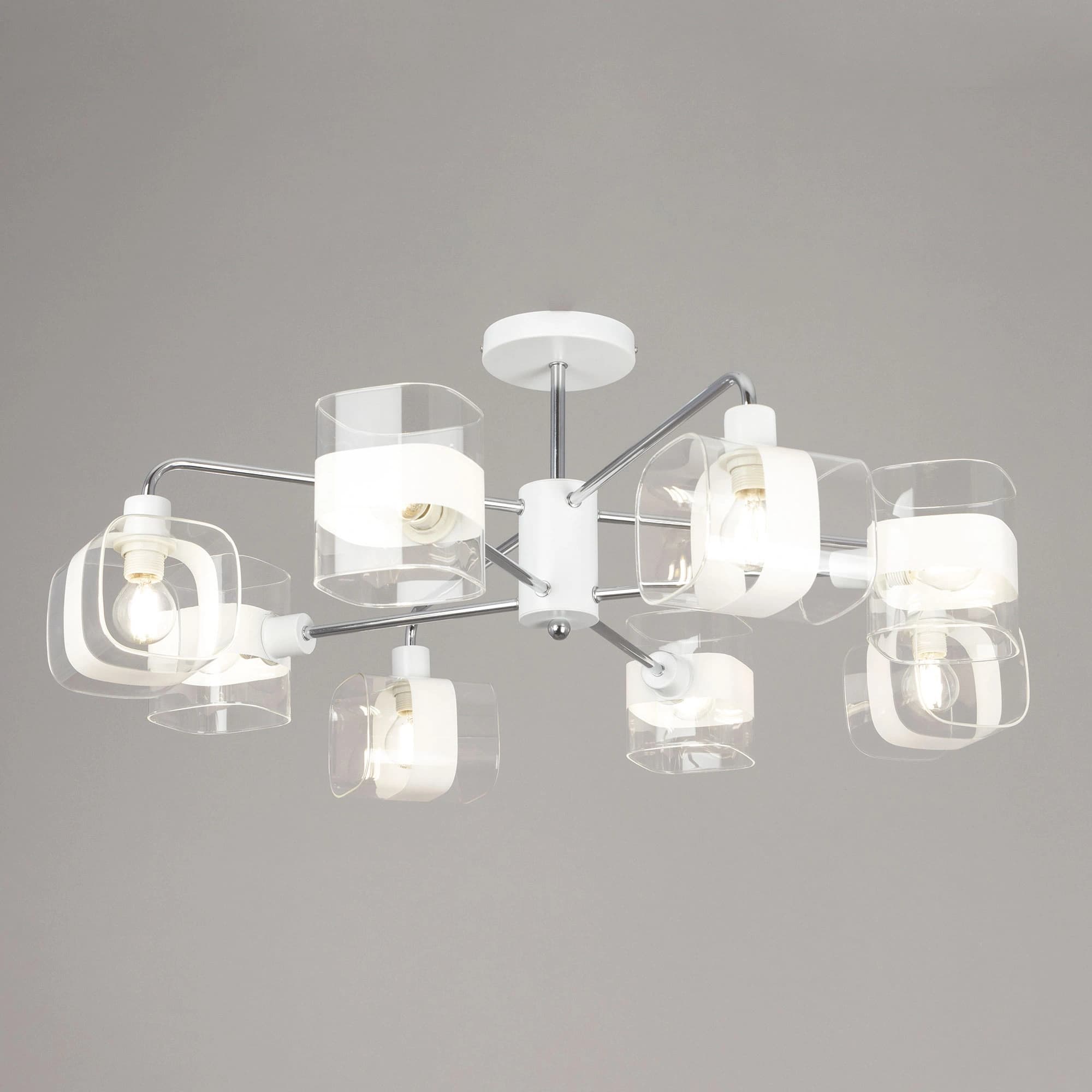Citilux CL140180 Бертон Белый+Хром Люстра — миниатюра 2