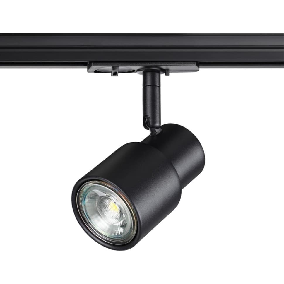 Novotech 370926 PORT NT22 черный Светильник трековый однофазный двухжильный IP20 GU10 50W 220V MOLO