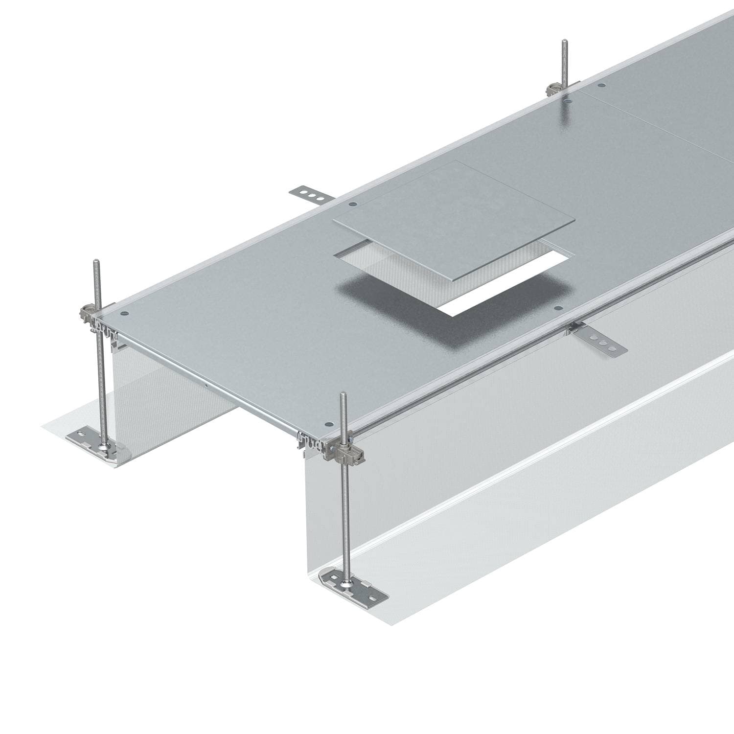 OBO Bettermann Секция кабель-канала OKA-G для GES4 2400x400x40–240 мм (сталь) 7424142 — миниатюра 1