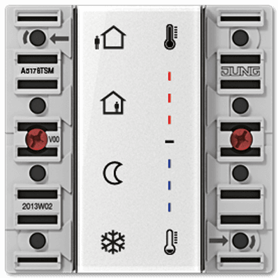 JUNG KNX модуль для регулятора, 2 группы A5178TSM