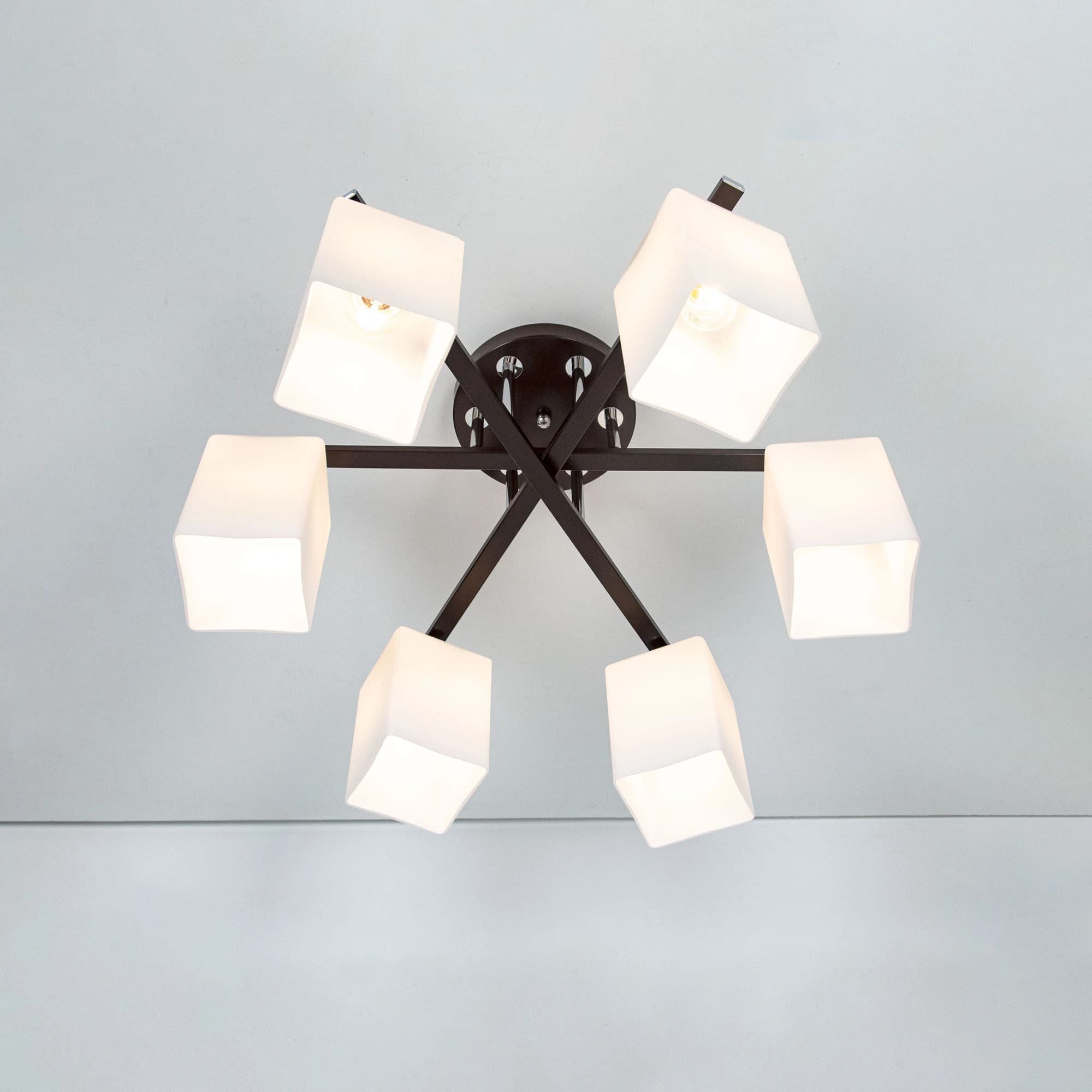 Citilux CL123161 Маркус Хром+Венге Светильник Люстра — миниатюра 2