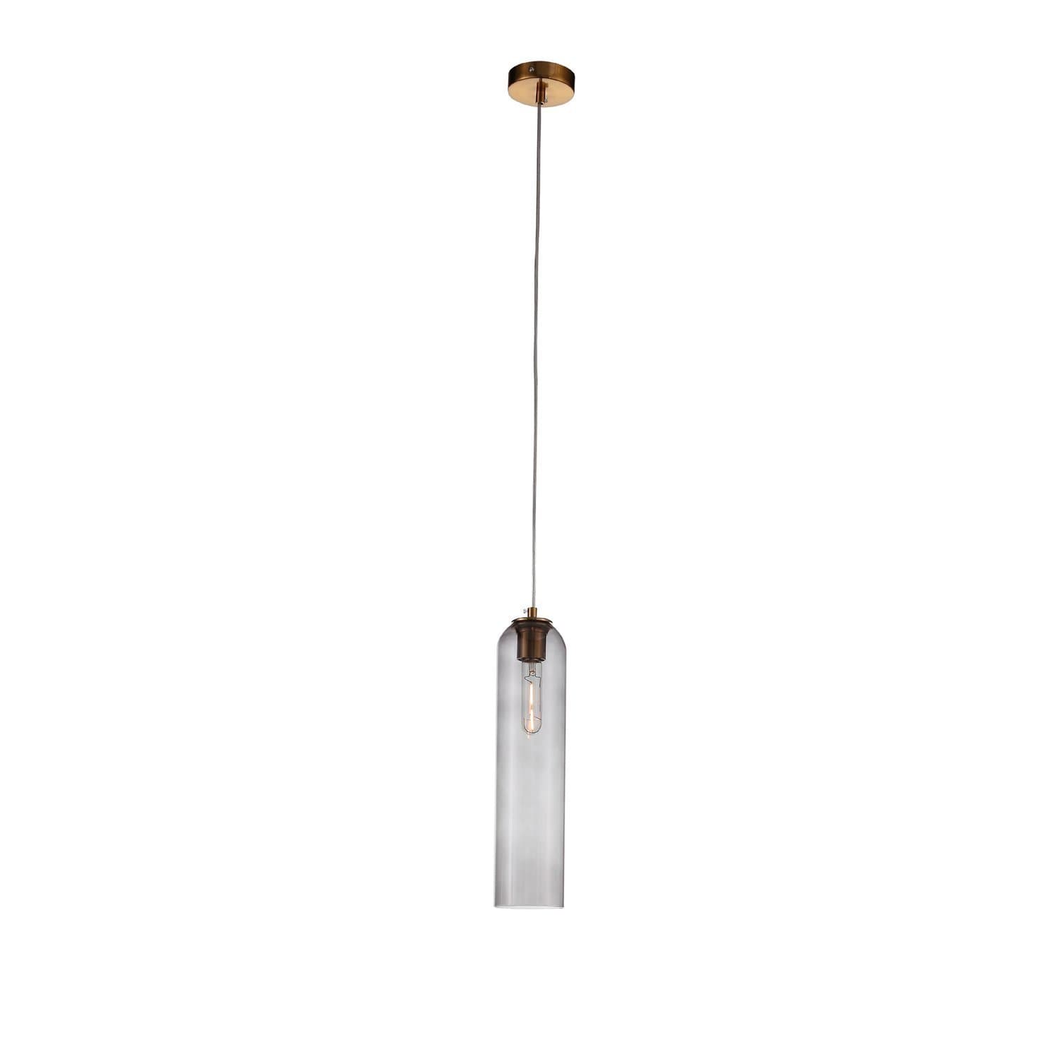 ST Luce SL1145.343.01 Светильник подвесной Латунь/Дымчатый E27 1*60W