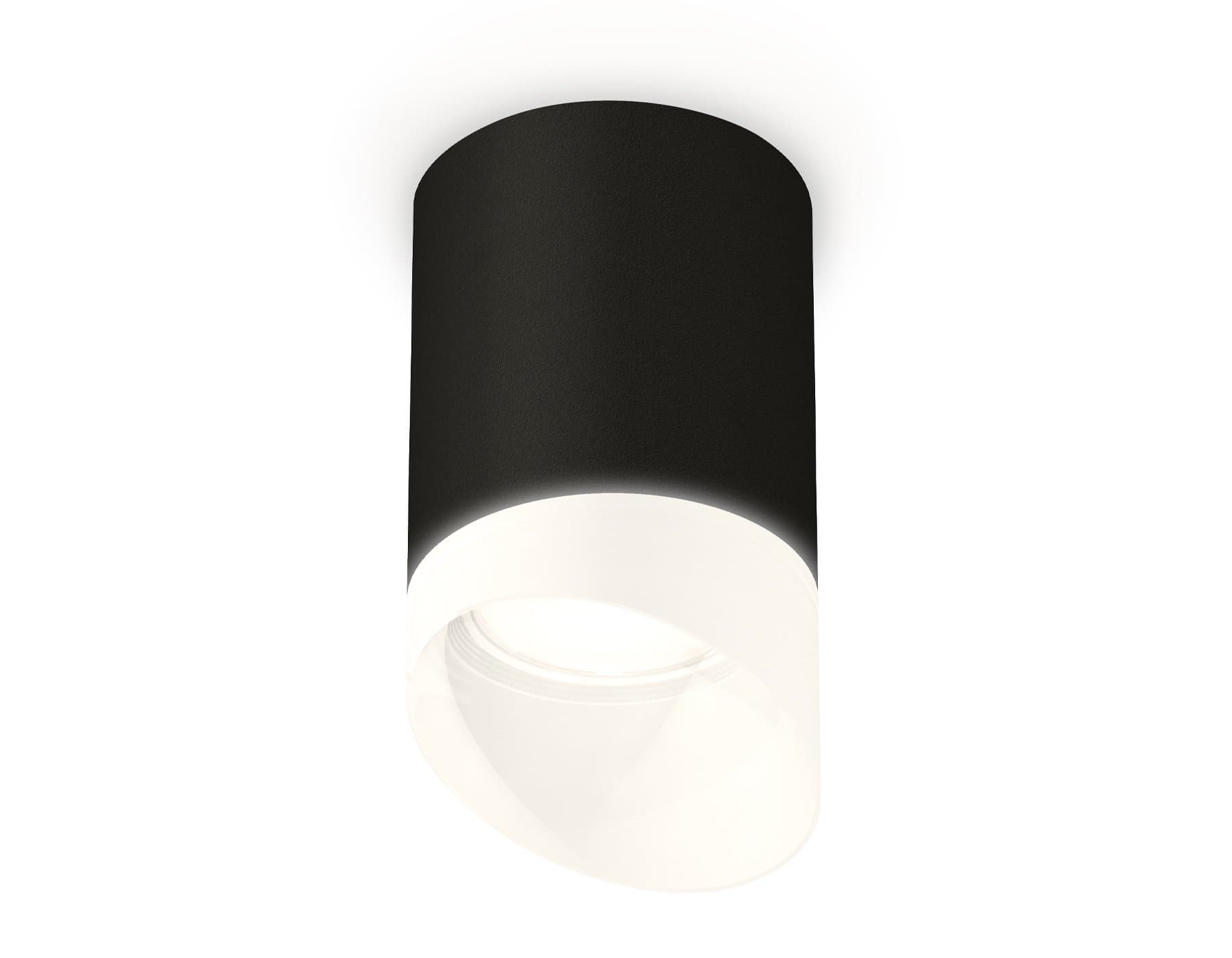 Ambrella Комплект накладного светильника XS7422026 SBK/FR черный песок/белый матовый MR16 GU5.3 (C7422, N7175) — миниатюра 1