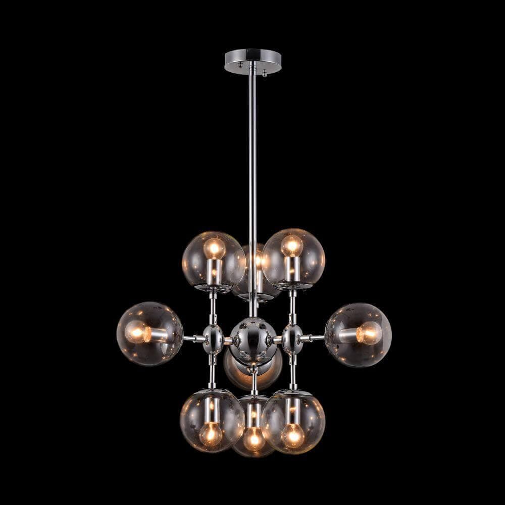 Freya Modern Richard Хром Подвесной светильник E14 60W FR5596PL-09CH — миниатюра 8