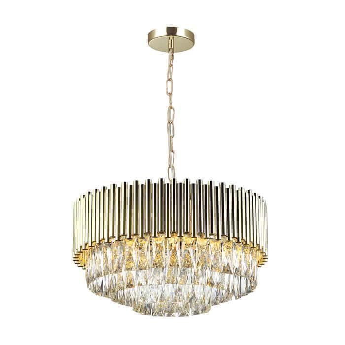 Odeon Light 4120/9 ODL19 435 золото/хрусталь Люстра E14 9*40W PALLADA — миниатюра 1