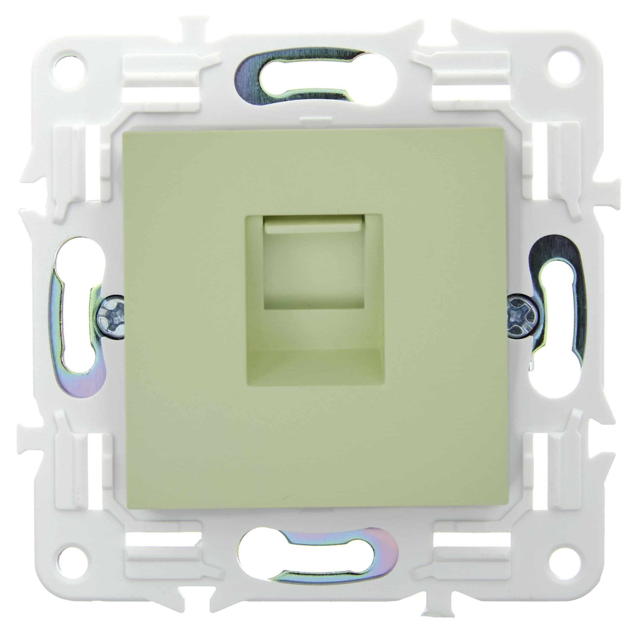 IEK SKANDY Мятный Розетка компьютерная RJ45 кат.5E SK-K01G — миниатюра 2