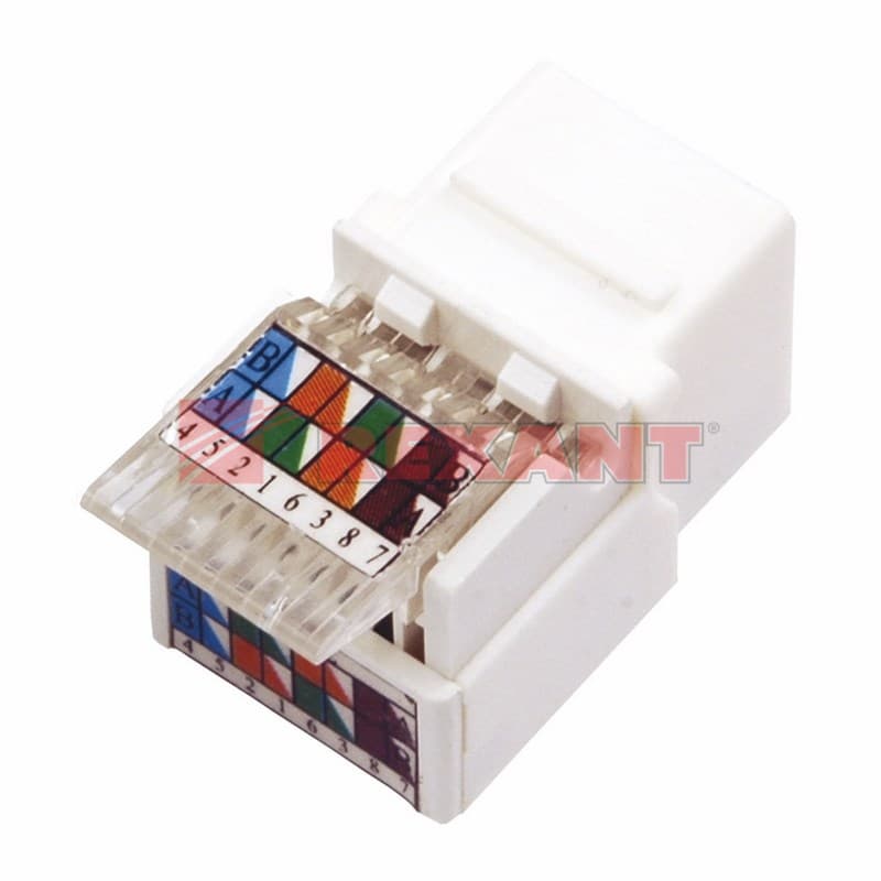 Модуль Keystone Jack RJ-45, катeгория 5e, вeртикальная задeлка Rexant 03-1012 — миниатюра 2