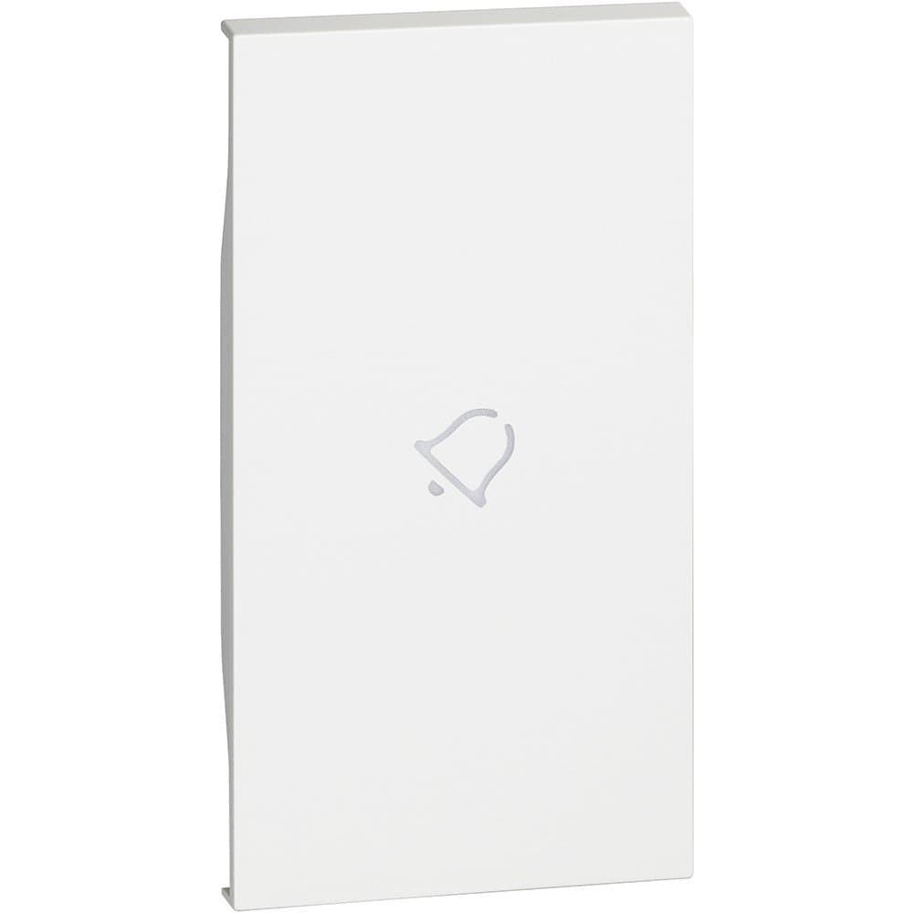 BT Living now Белый Лицевая панель с символом звонок для выключ и переключ 2 мод KW01M2D