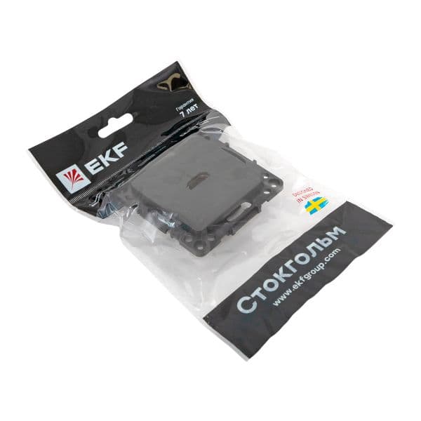 EKF Стокгольм Механизм розетки HDMI черный — миниатюра 2