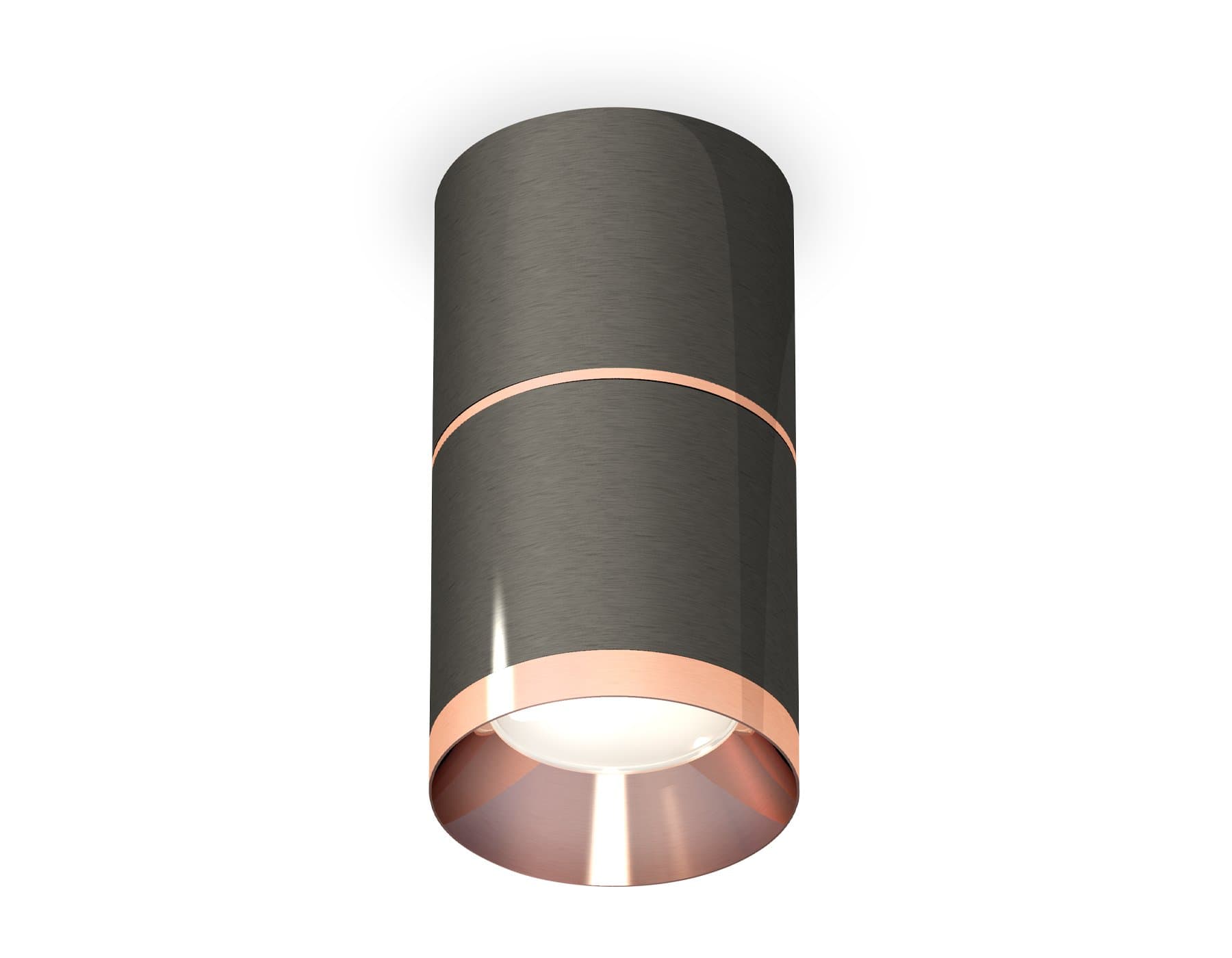 Ambrella Комплект накладного светильника XS7403101 DCH/PPG черный хром/золото розовое полированное MR16 GU5.3 (C7403, A2073, C7403, N7035)