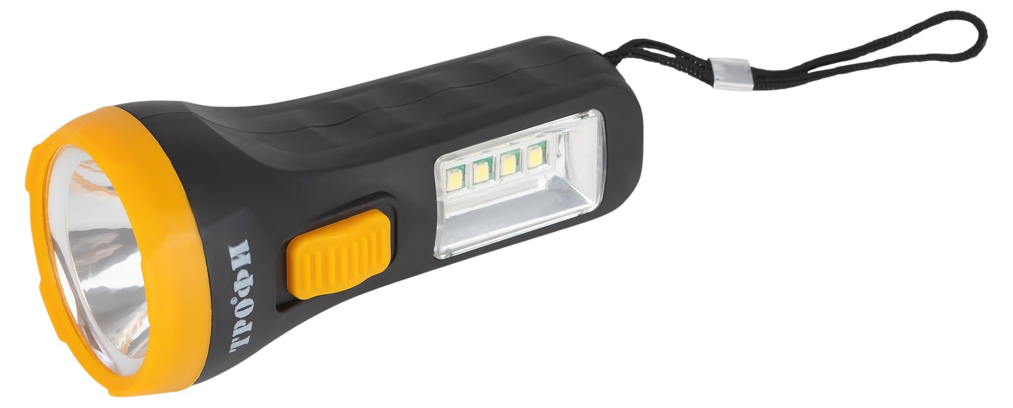 ТРОФИ Светодиодный фонарь UB-101 универсальный на батарейках 1Вт 1 SMD+4 LED 1хAA Б0054034