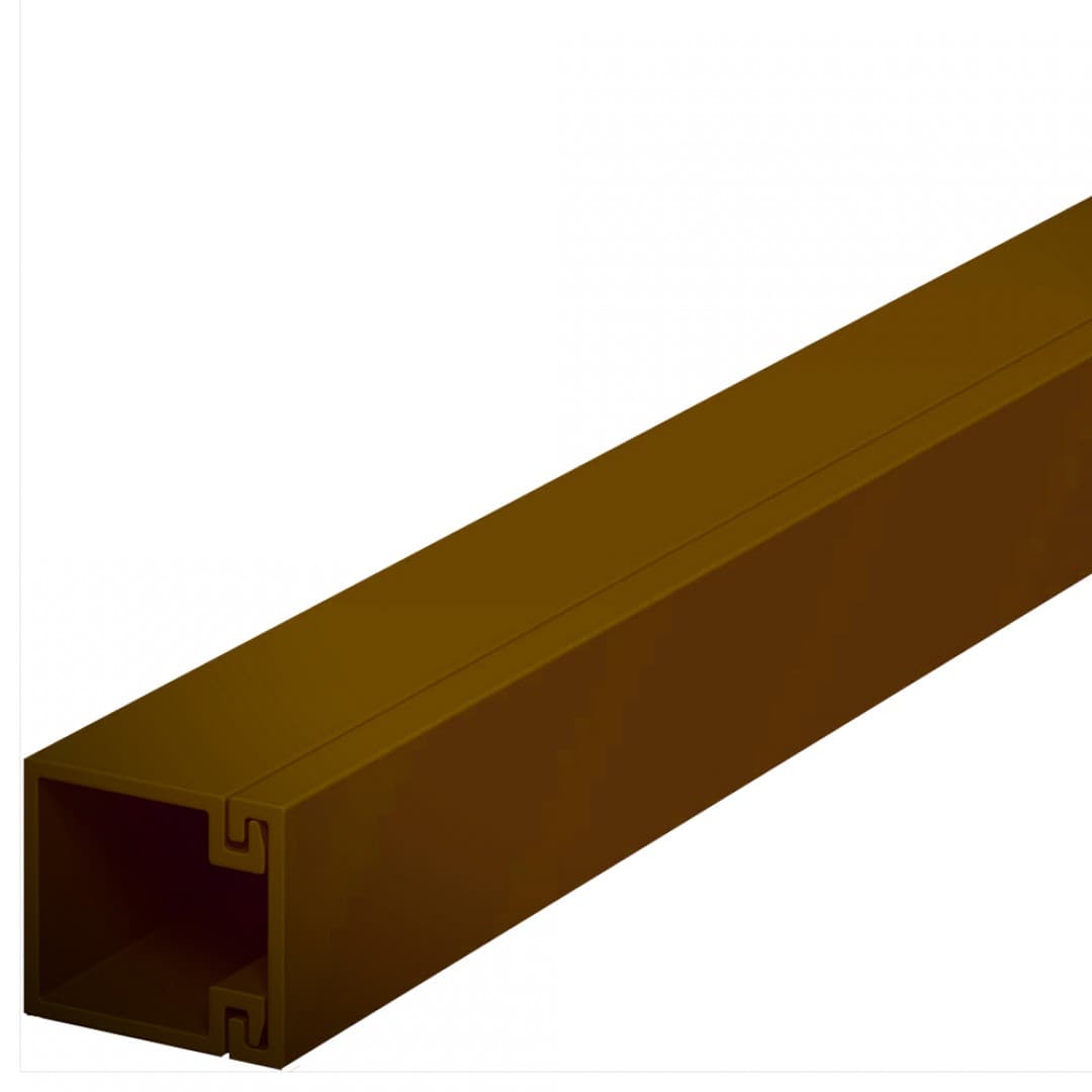 OBO Bettermann Кабельный канал WDK 20x20x2000 мм (ПВХ,коричневый) 6025129 — миниатюра 1
