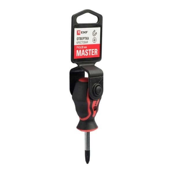 EKF Basic Отвертка Master PH2x38 мм — миниатюра 1