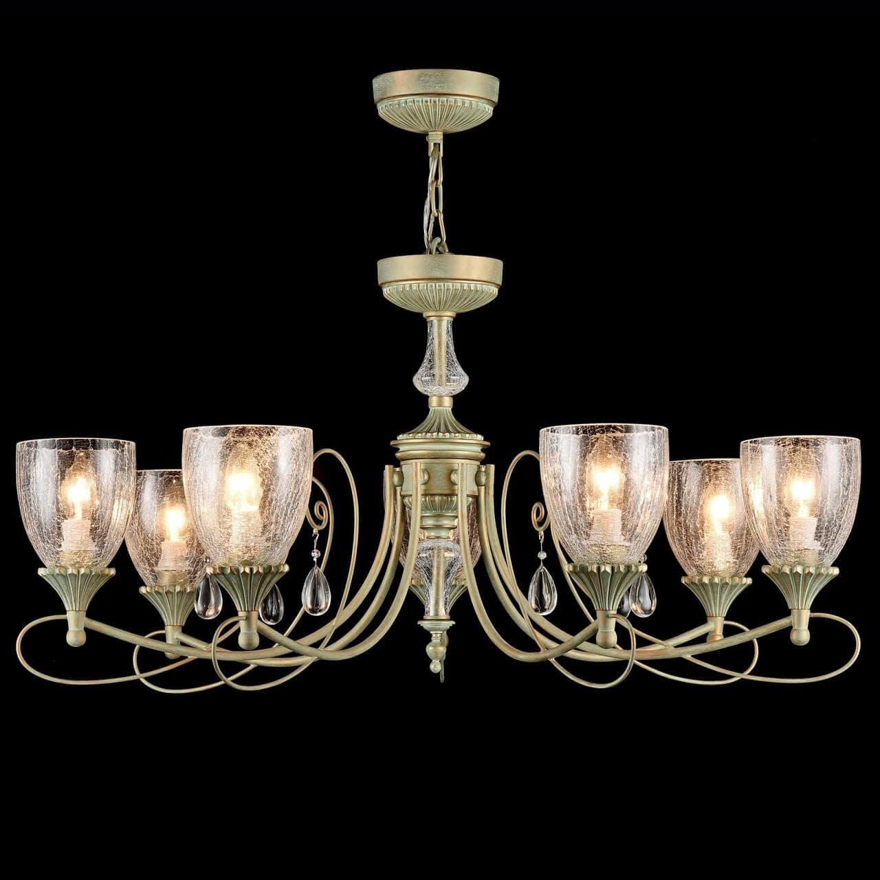 Maytoni Royal Classic Sabina Мятное Золото Люстра 7xE14 60W RC145-PL-07-MG — миниатюра 9