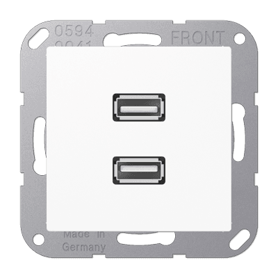 JUNG A500 Накладка 2xUSB MAA1153WW