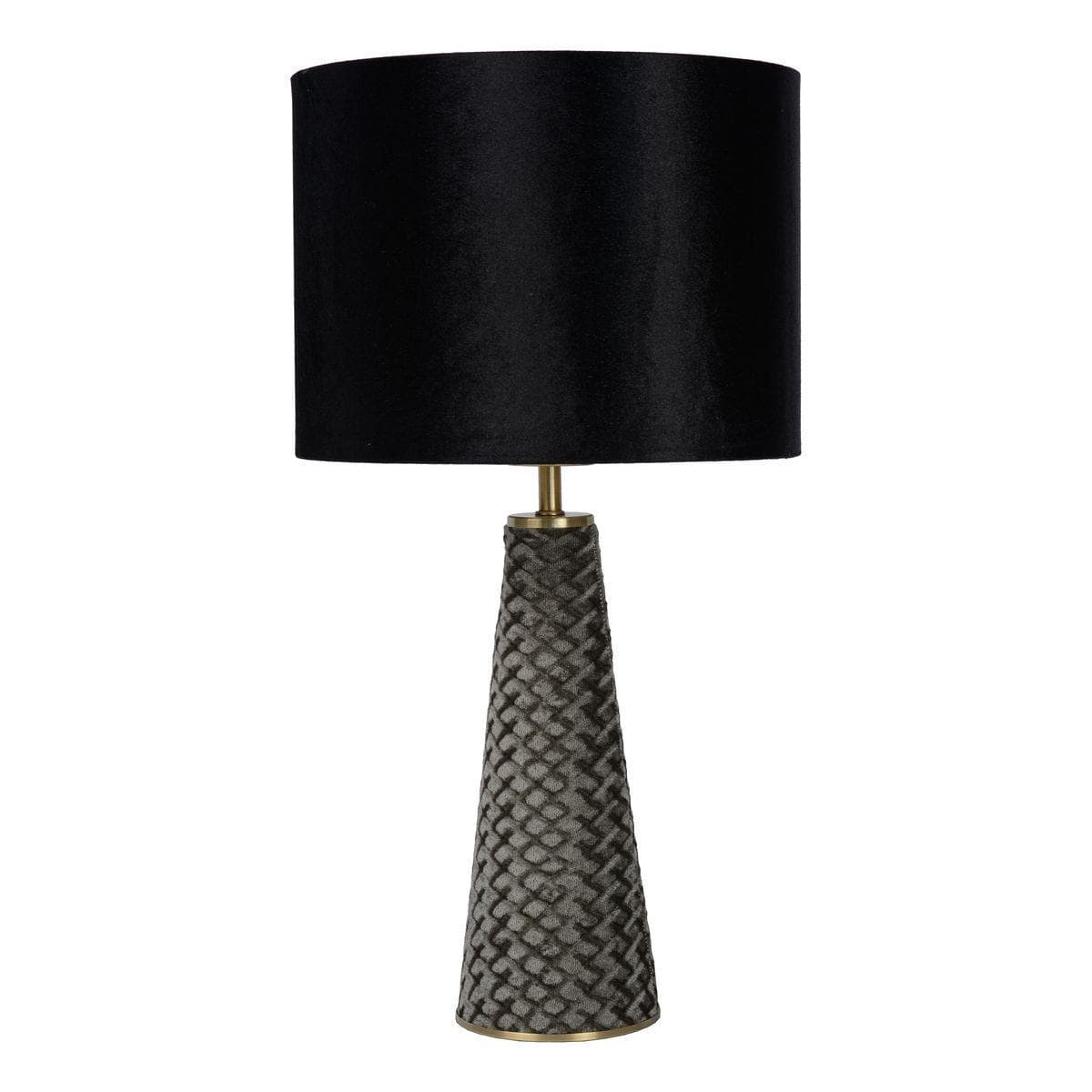 Lucide EXTRAVAGANZA VELVET Черный Настольная лампа 10501/81/30 — миниатюра 1