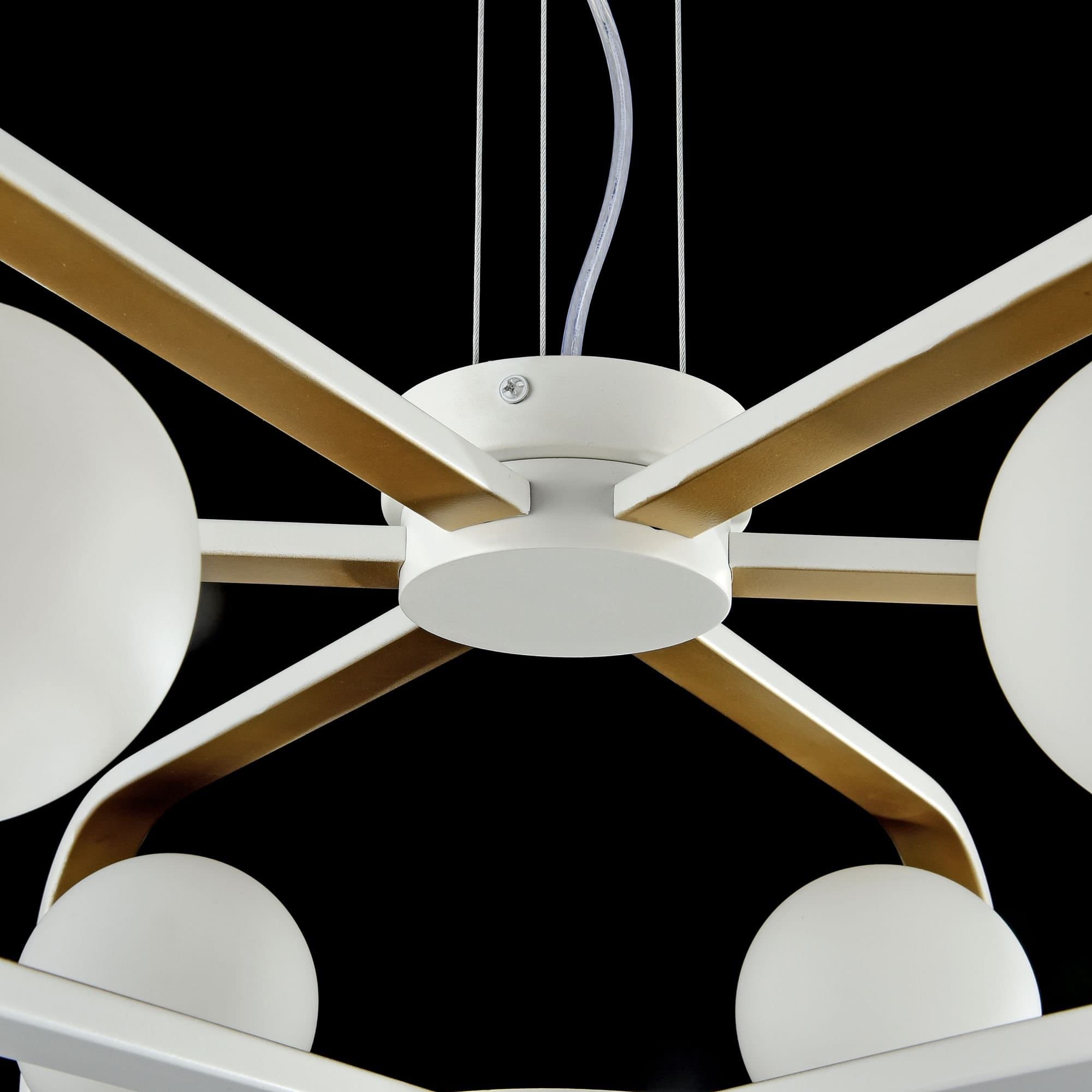 Maytoni Modern Avola Белый с Золотом Подвес 6xG9 40W MOD431-PL-06-WG — миниатюра 5
