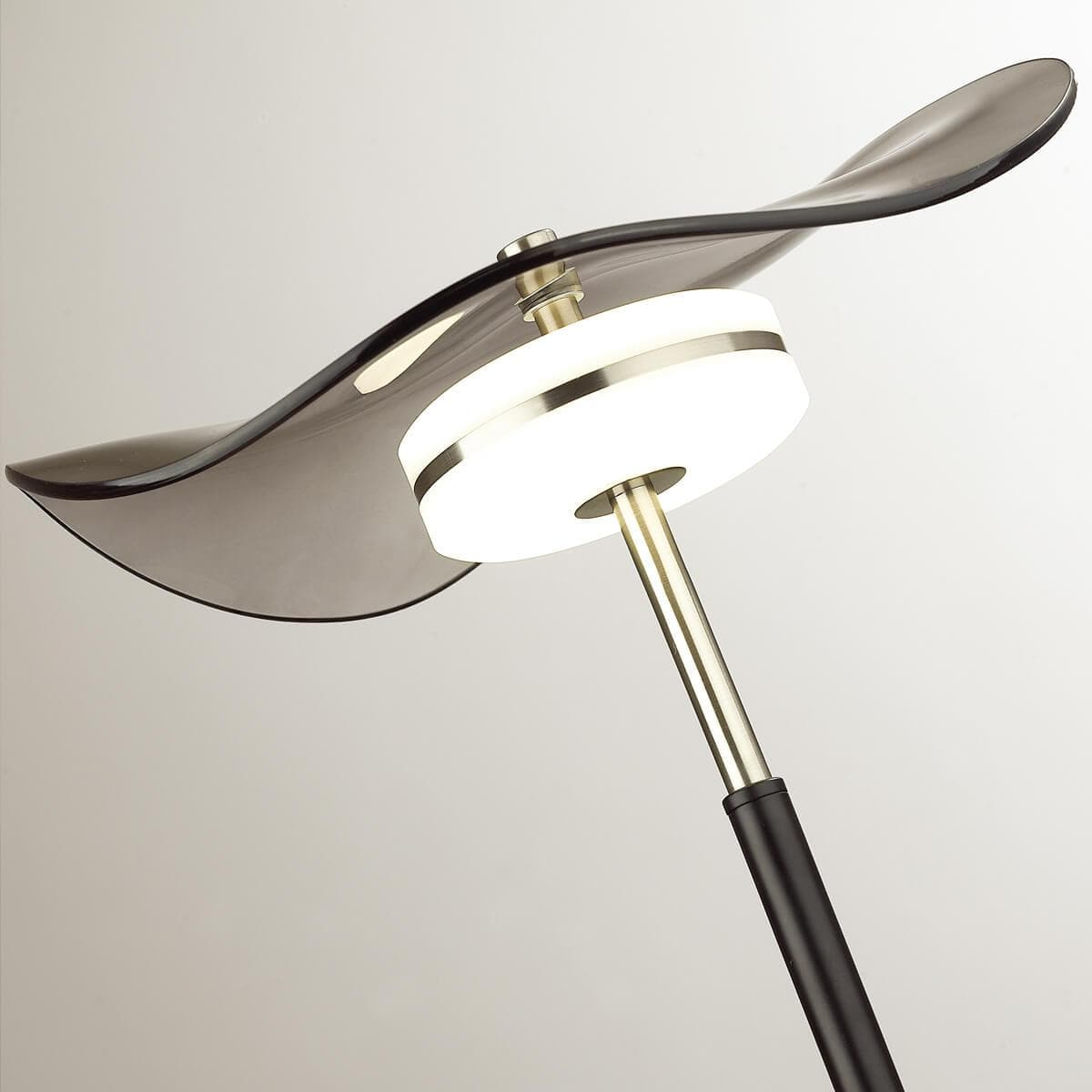 Odeon Light 4858/10TL L-VISION ODL_EX21 никель/дымчатый/стекло Настольная лампа LED 1*13W 4000K FLUENT — миниатюра 5