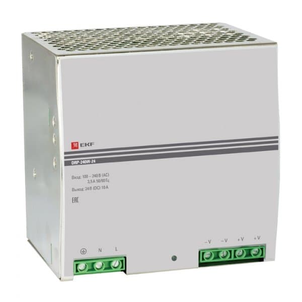 EKF PROxima Блок питания 24В DRP-240W-24