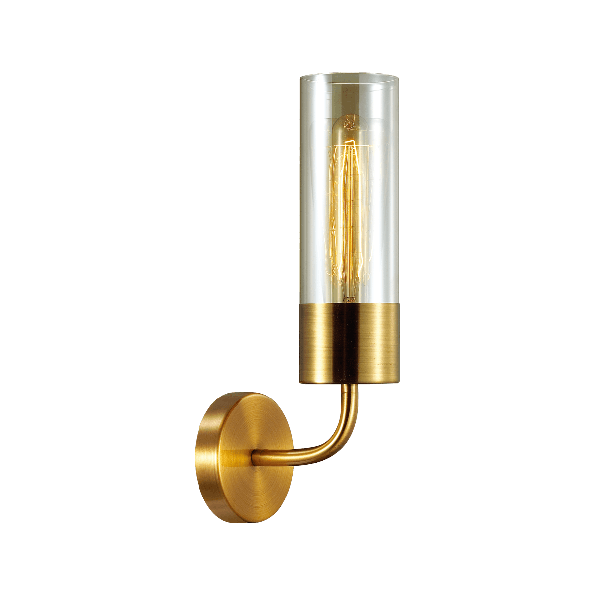 Odeon Light 4659/1W ODL20 573 золотой/прозрачный Бра E27 60W 220V STEPI — миниатюра 2