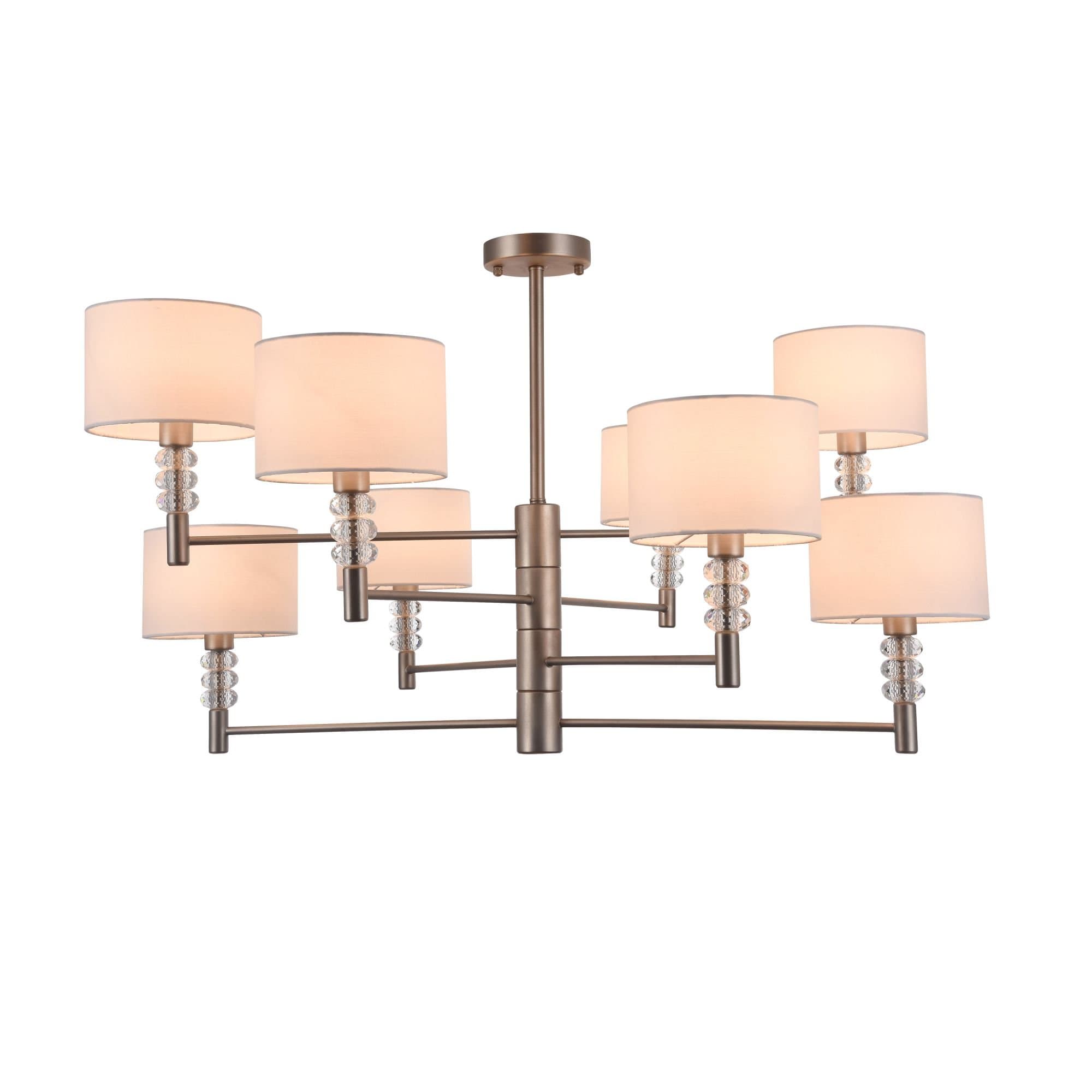 Maytoni Modern Lincoln Никель Люстра 8xE14 40W MOD527PL-08N — миниатюра 3