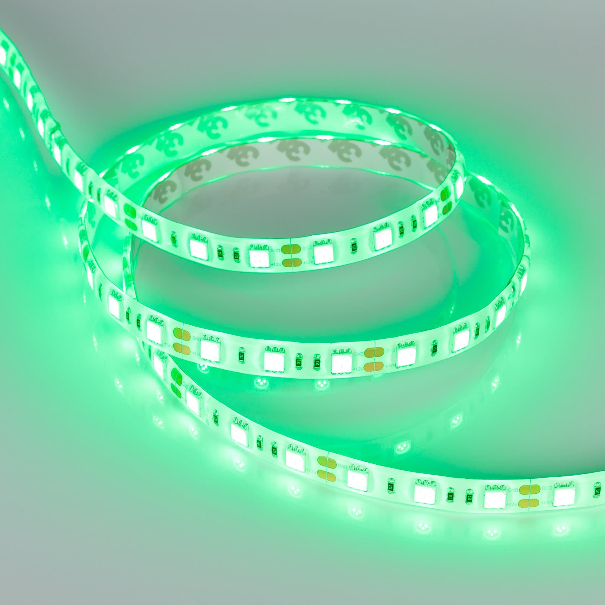 Arlight Светодиодная лента RTW 2-5000SE 12V Green 2x (5060, 300 LED, LUX) (14.4 Вт/м, IP65) 015434 — миниатюра 3