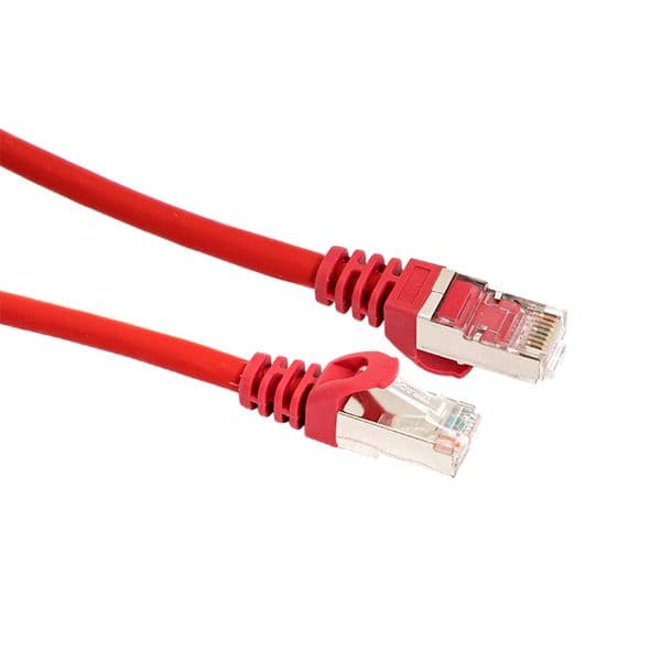 EKF Патч-корд TERACOM CS Cat.6A экранированный S/FTP оболочка LSZH красный (1,0м) — миниатюра 2