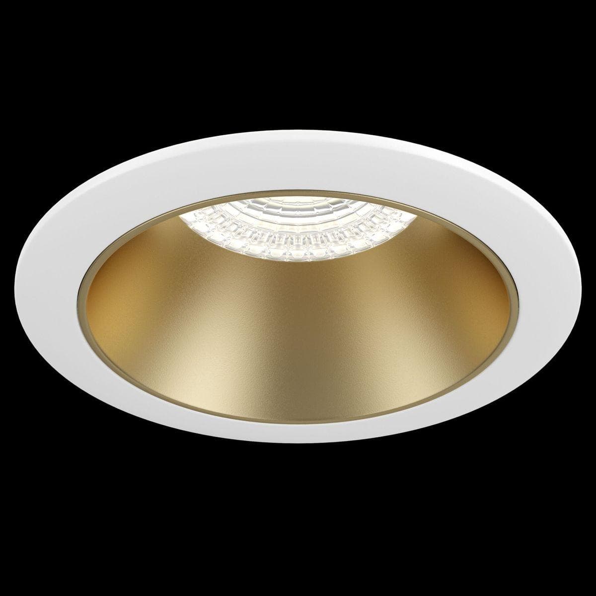 Maytoni Downlight Белый и Матовое золото Светильник встраиваемый (Набор) ( DL051-01W+DLA051-03MG) DL051-1WMG — миниатюра 7
