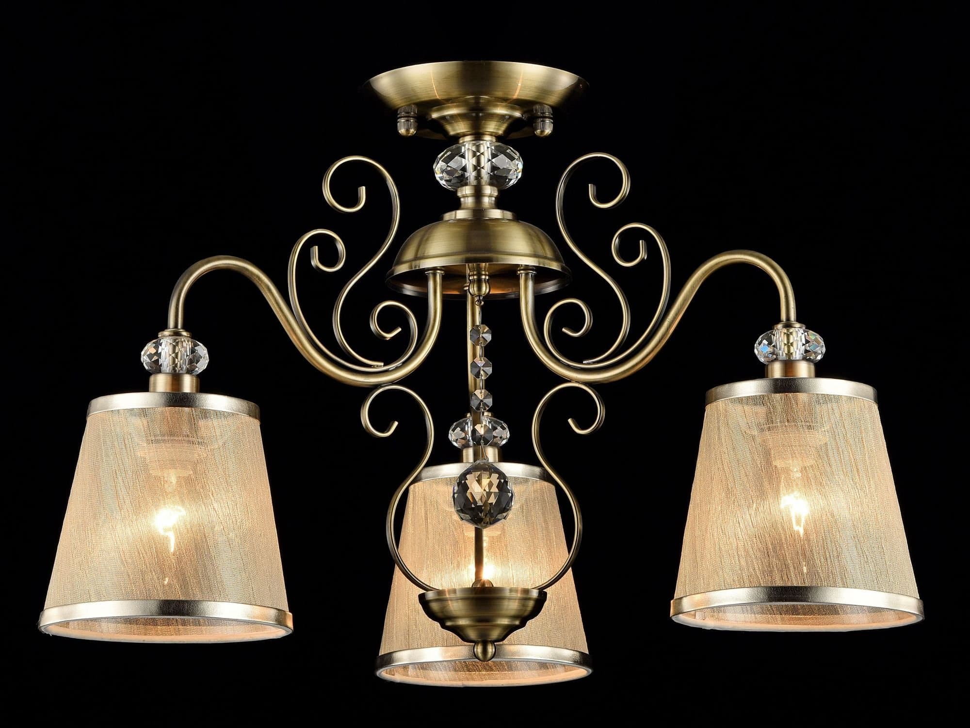 Freya Classic Driana Бронза Антик Потолочный светильник E14 40W FR2405-PL-03-BZ — миниатюра 4