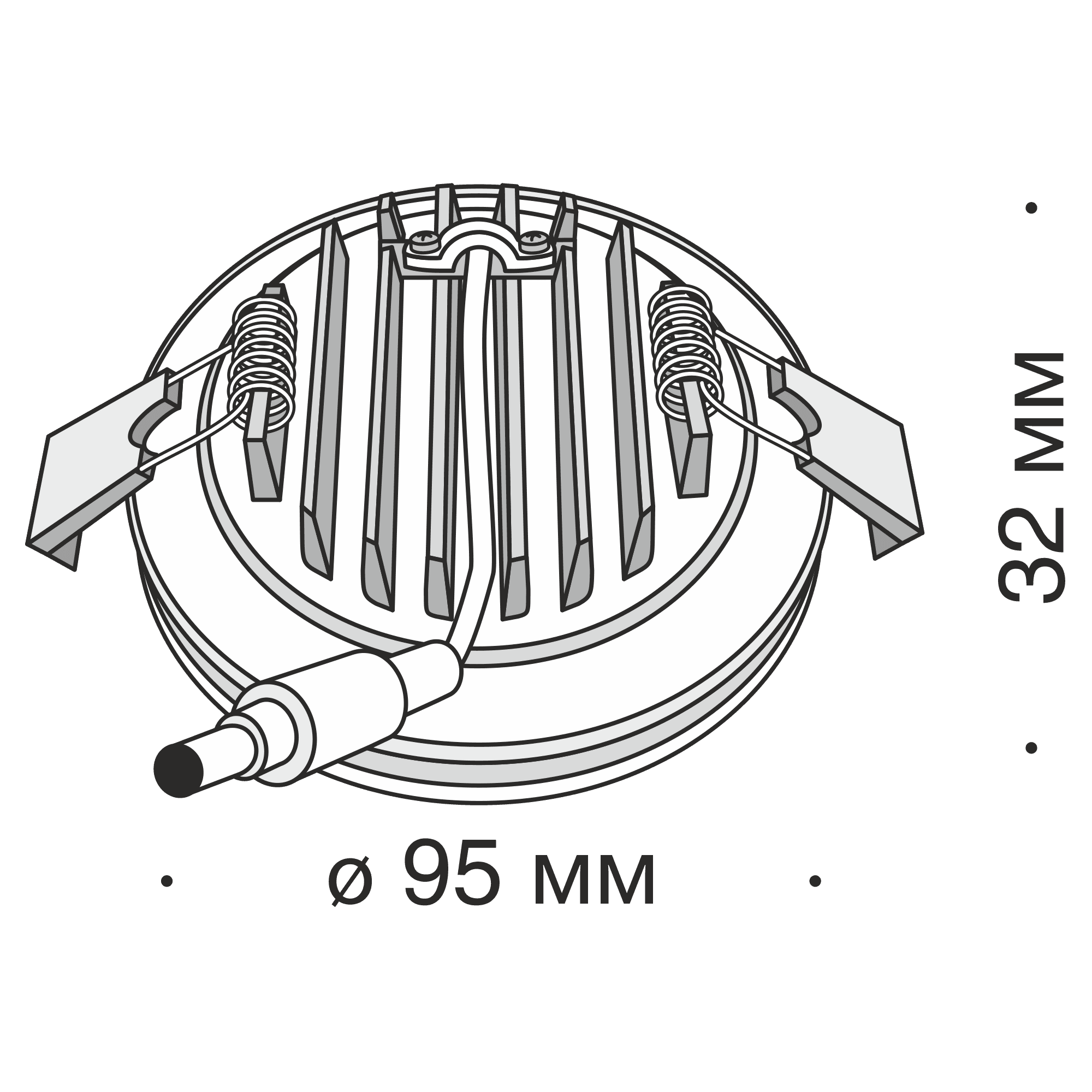 Maytoni Technical Phanton Черный Встраиваемый светильник LED 12W 750Лм DL303-L12B — миниатюра 5