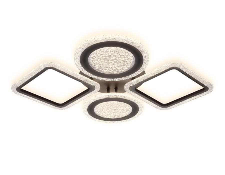 Ambrella Потолочный светодиодный светильник с пультом FA431/4 CF кофе 108W 750*580*80 (ПДУ РАДИО 2.4G) — миниатюра 3