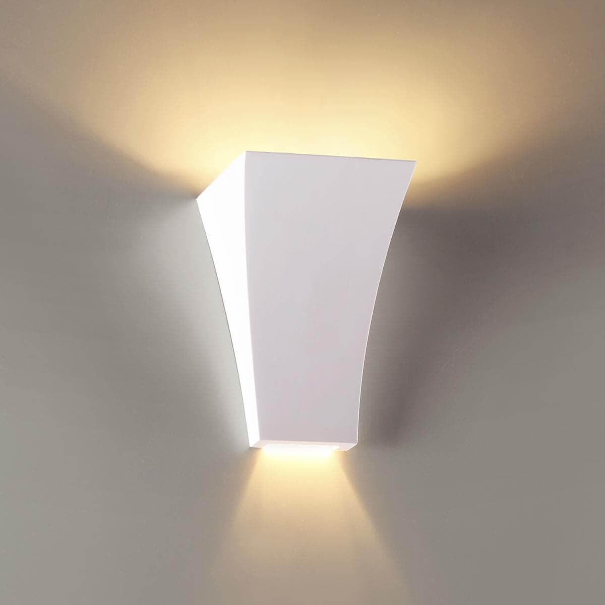 Odeon Light 3882/1W ODL19 195 Настенный гипсовый E14 1*40W GIPS — миниатюра 3
