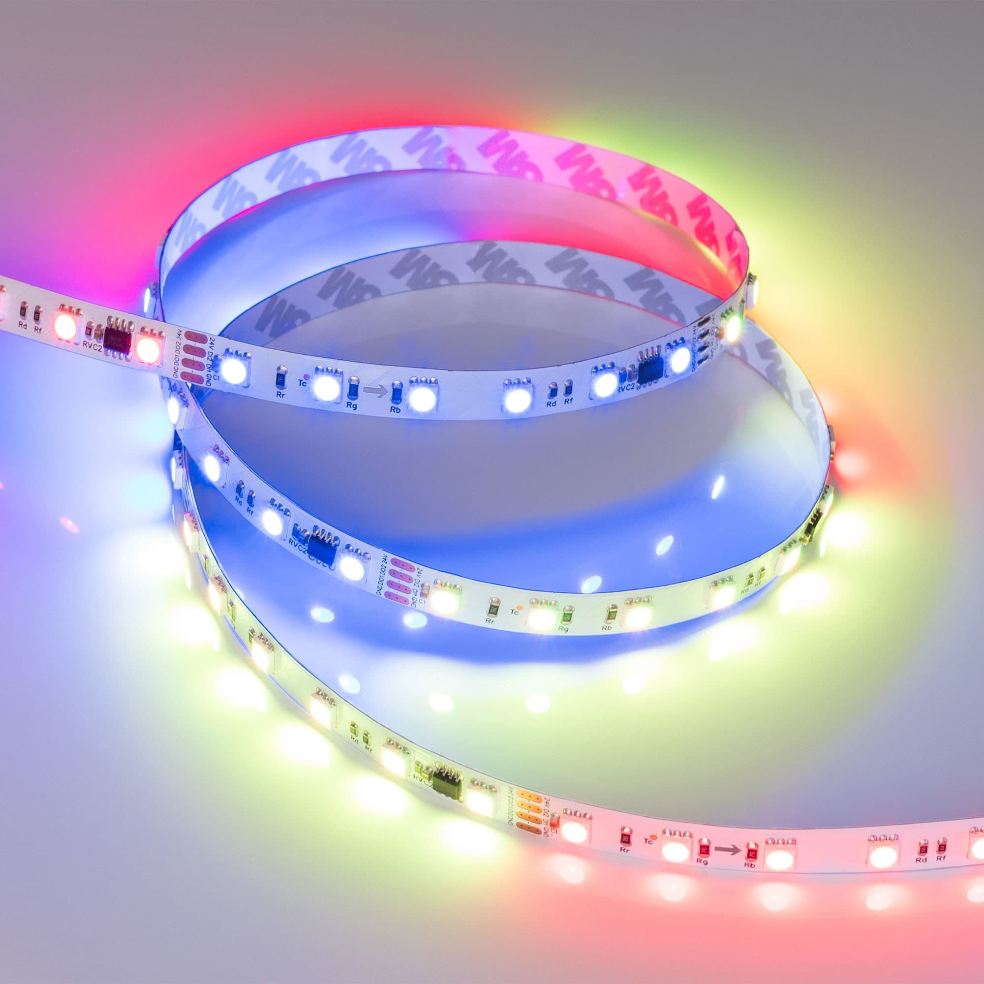 Arlight Лента DMX-B60-10mm 24V RGB-PX6-RAM (15 W/m, IP20, 5060, 5m) (бегущий огонь) 033448 — миниатюра 1