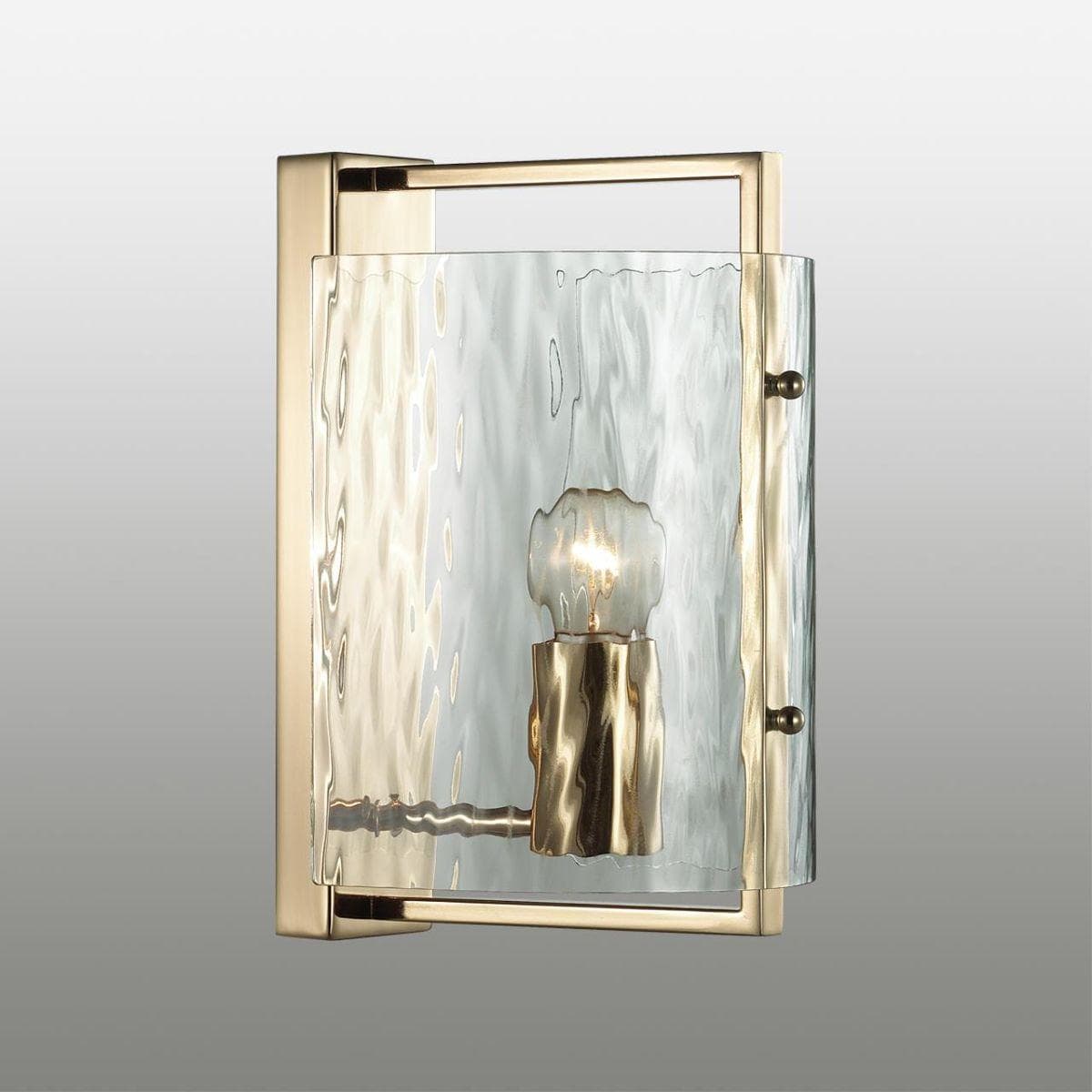 Odeon Light 4878/1W MODERN ODL_EX22 63 золотой/прозрачный/стекло Бра E14 1*40W ELEGANTE — миниатюра 4