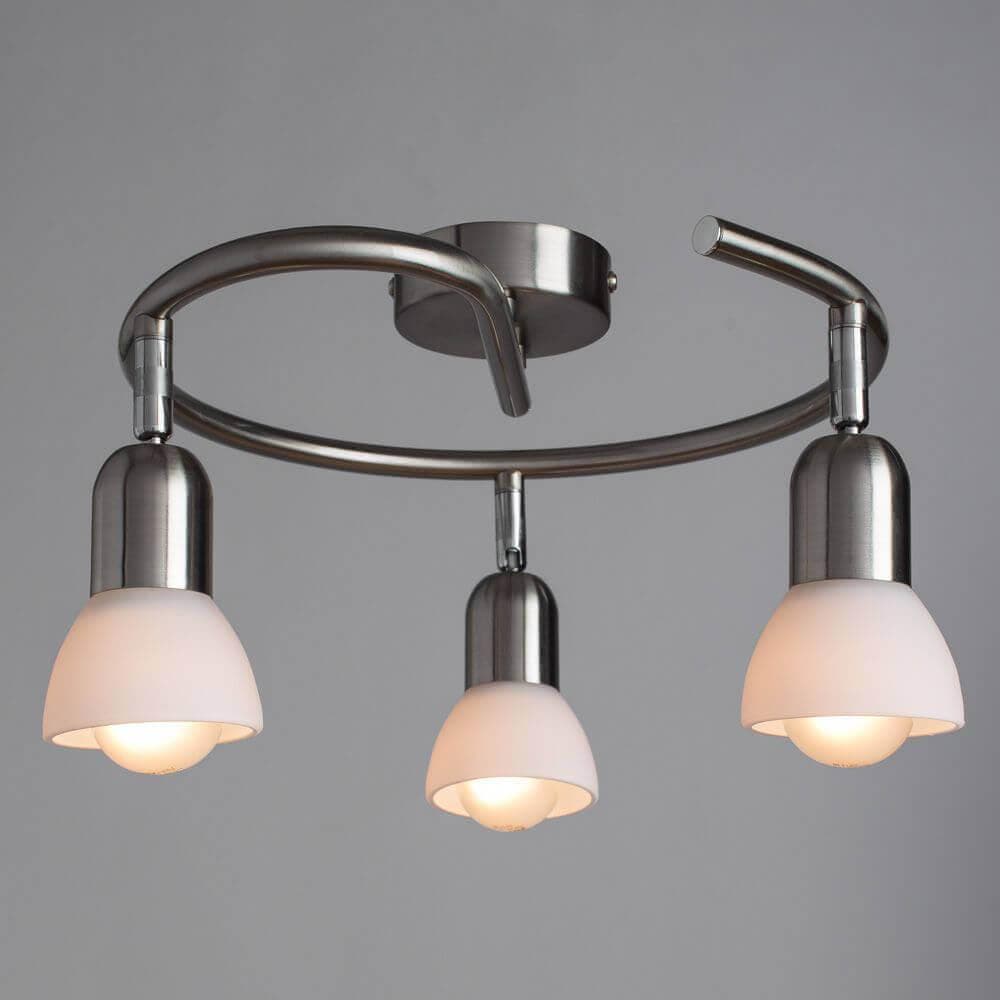 Arte Lamp Falena Серебро/Белый Спот 3x40W 3xE14 A3115PL-3SS — миниатюра 2