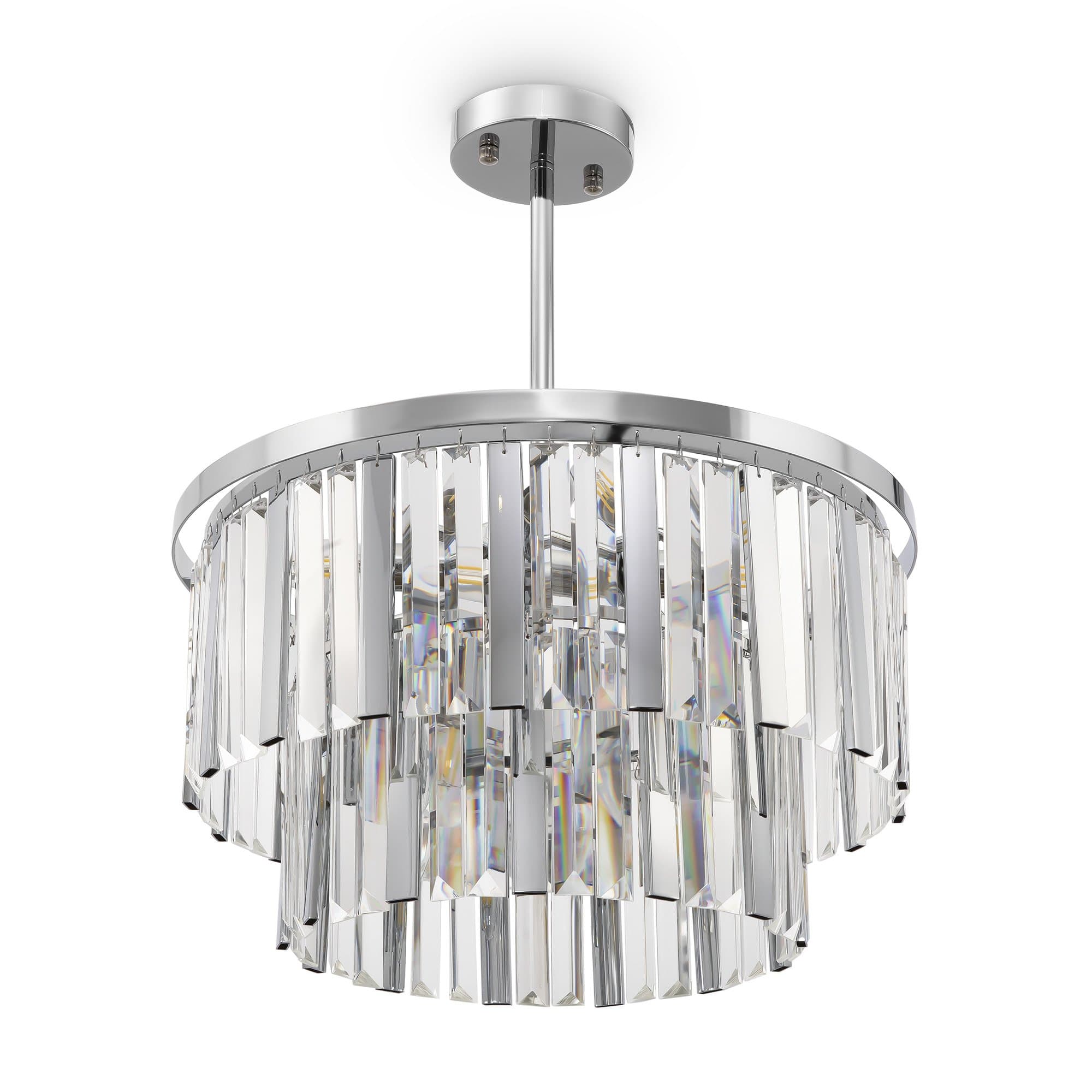 Freya Crystal Market Хром Люстра FR11001PL-08CH — миниатюра 3