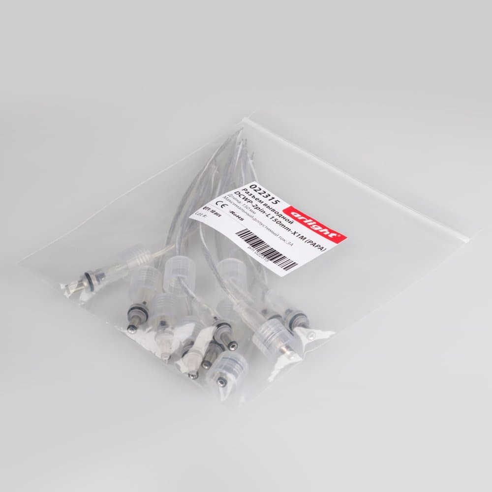 Arlight Разъем выводной DCWP-2pin-L150mm-X1M (PAPA) (-) 022315 — миниатюра 3