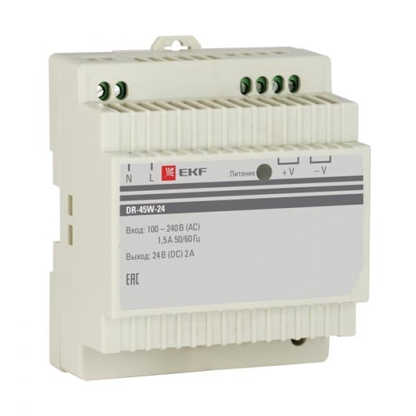 EKF PROxima Блок питания 24В DR-45W-24