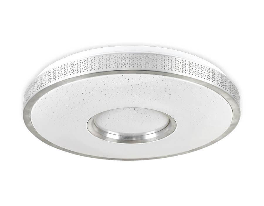 Ambrella Потолочный светодиодный светильник с пультом FF81 WH белый 48W D400*80 (ПДУ Радио 2.4) — миниатюра 1