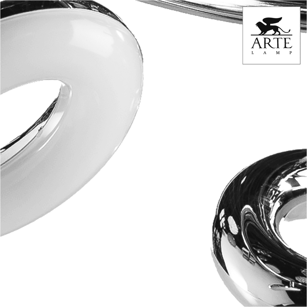 Arte Lamp Ciambella Хром/Белый Спот 3x4W 3xLED 3x320lm A8972PL-3CC — миниатюра 3