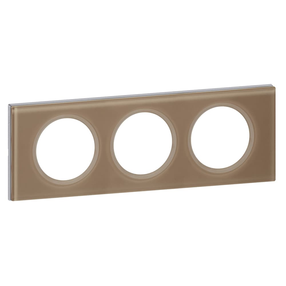 Legrand Celiane2 Смальта мокка Рамка 3-ая (2+2+2 мод) 069463 — миниатюра 2