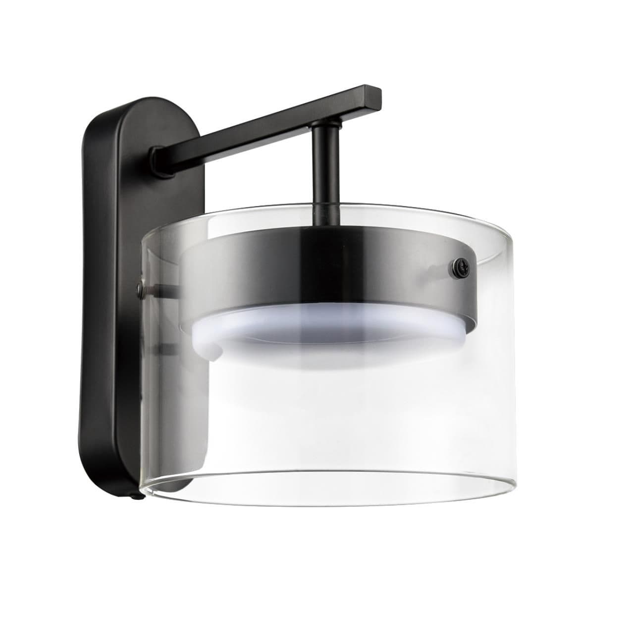 Lumion 8232/1W COMFI черный/прозрачный, металл/стекло Бра LED GX70 1*10W 220V NATALINA