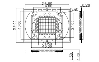 Arlight Мощный светодиод ARPL-80W-EPA-5060-DW (2800mA) (-) 018433 — миниатюра 2