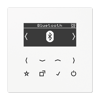 JUNG Цифровое радио DAB + с поддержкой Bluetooth, белый DABLSBTWW