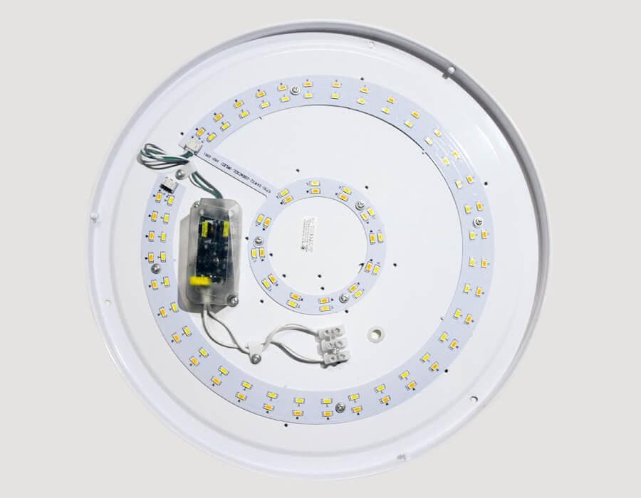 Ambrella Потолочный светодиодный светильник с пультом FF85 WH белый 48W D400*75 (ПДУ ИК) — миниатюра 2