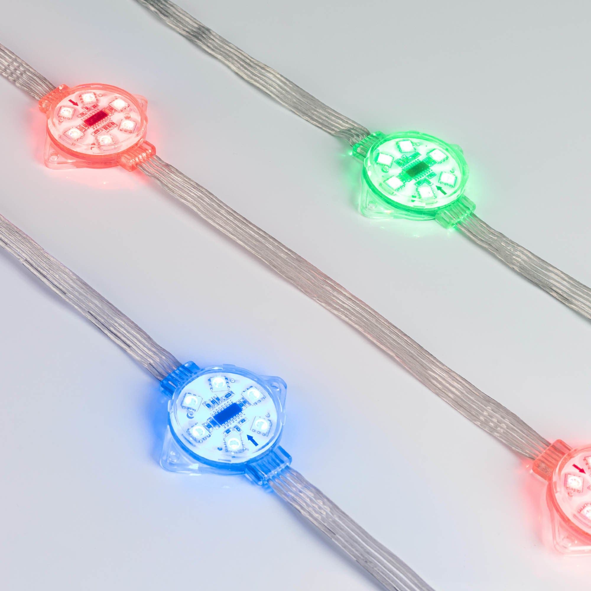Arlight Модуль управляемый VISOR-DMX-5060-6-24V RGB 120deg (D40x12mm, 1.5W, IP68) (-) 029188