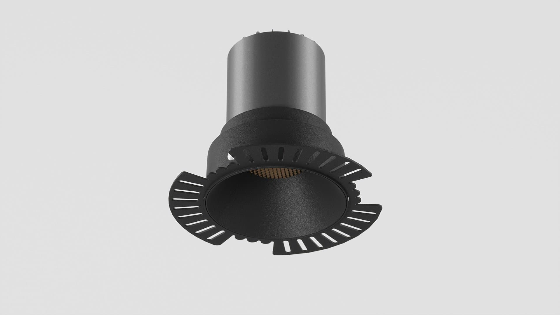 Светильник GREENTECH-CIRCLE-B-D85-10W 3000K (встраиваемый) ЧЕРНЫЙ (Briaton, IP20 Металл, 3 года) 035354 — миниатюра 3