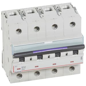 Legrand DX3 Автоматический выключатель 50кА 32А 4P B 410125 — миниатюра 2