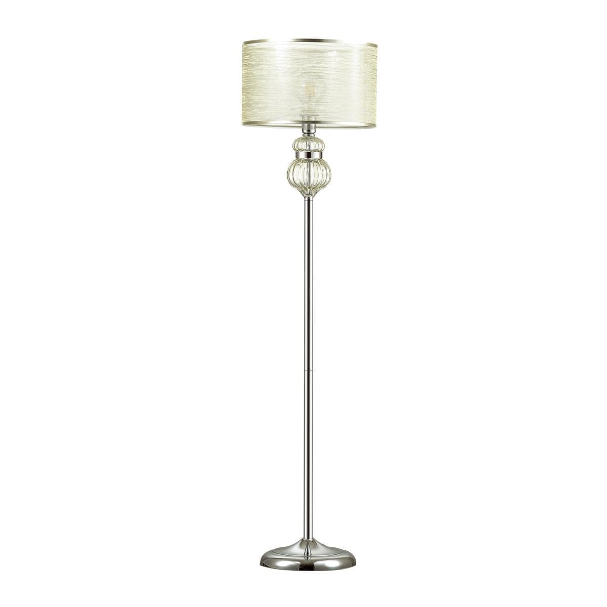 Odeon Light 4687/1F ODL20 501 хром/"шампань"/бежевый Торшер E27 1*40W 220V LILIT — миниатюра 1