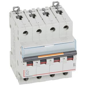 Legrand DX3 Автоматический выключатель 4P 2A (С) 25кА 409791 — миниатюра 2